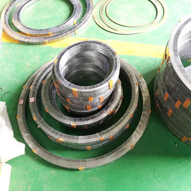 A型金屬纏繞法蘭密封墊片價格  內外環金屬纏繞墊定制